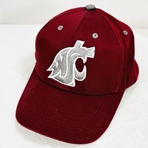 Washington State Cougars Captivating Team Logo Hat Cap Adjustable Strap NCAA